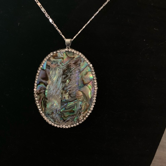 Abalone shell necklace set - Picture 4 of 14